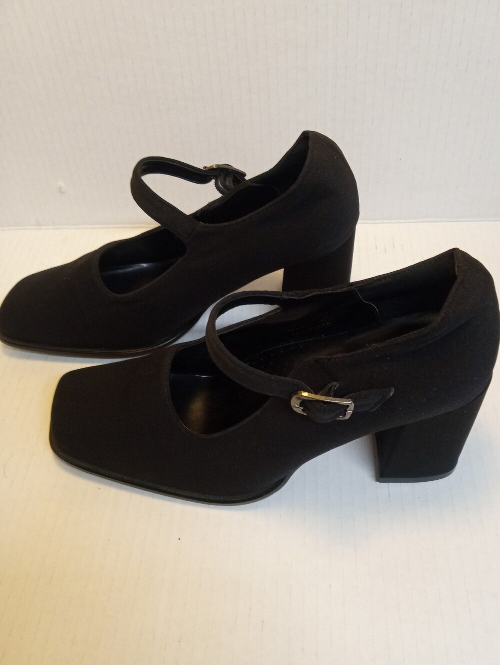 Vintage Women's Heels Size 8 Giorgio Sant Angelo 3" Block Heels